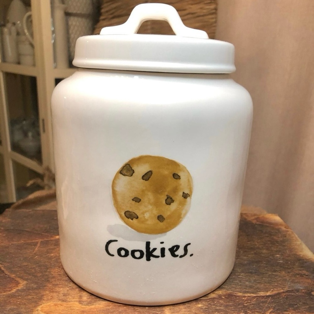 NWT Rare Rae Dunn by Magenta Boutique Chubby Cookie Sketch Writing Cookie List